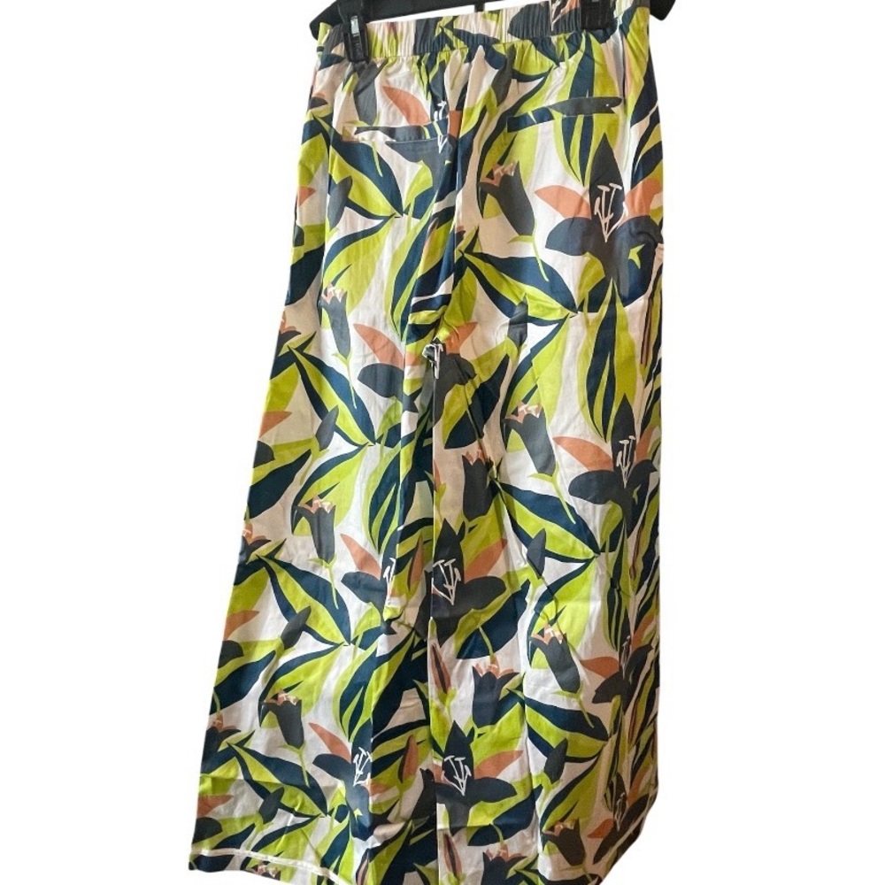 Prosperina Barrett Multi Floral Print Cotton Pants Sz L NWT - Picture 9 of 13